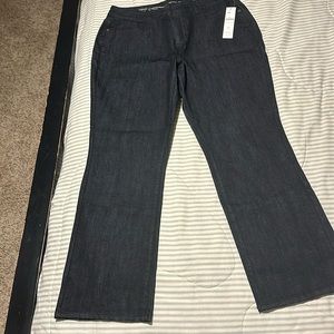 Coldwater Creek natural fit mini bootcut jeans 14P